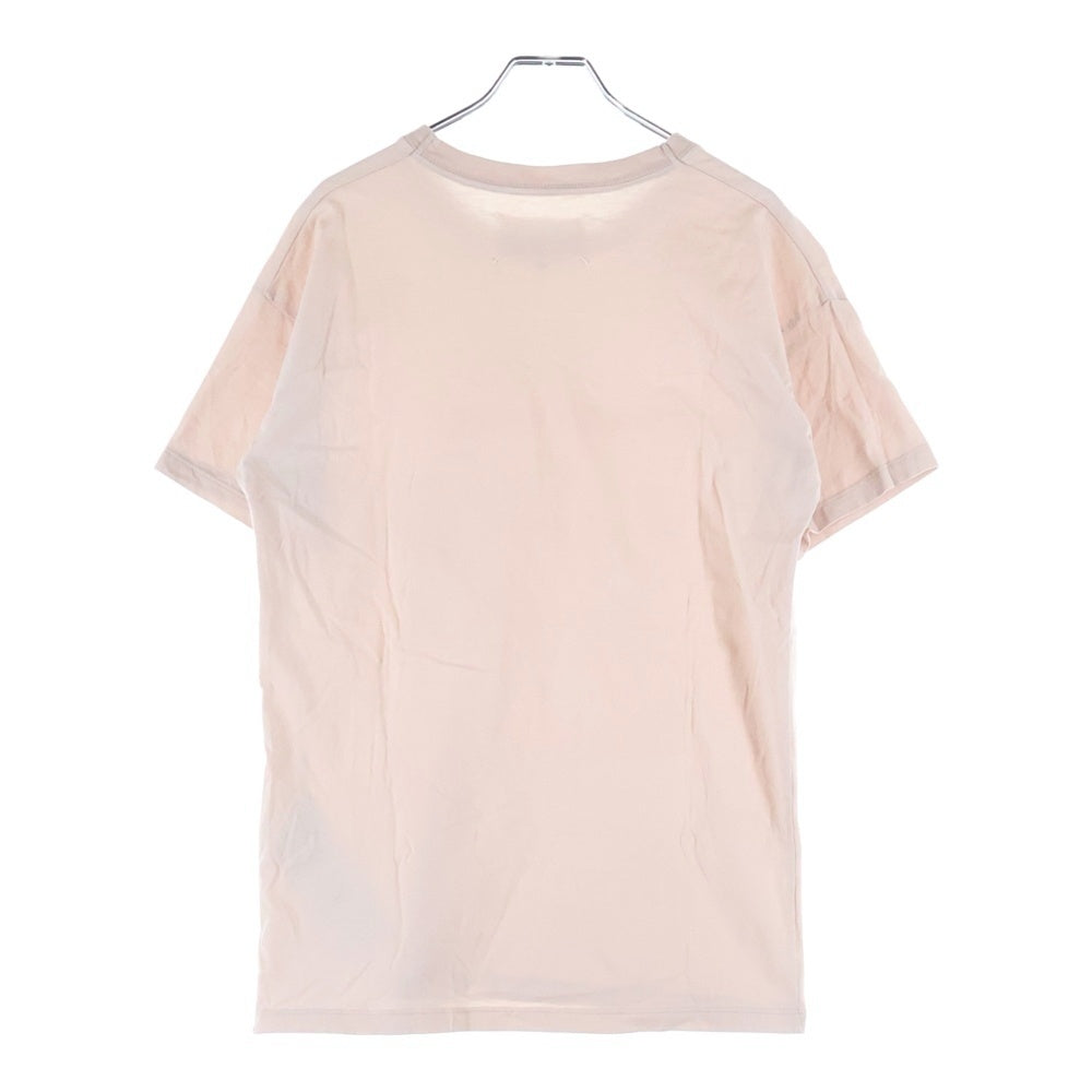 Maison Margiela(メゾンマルジェラ) 反転ロゴ刺繍 クルーネック 半袖Tシャツ カットソー ピンク S51GC0533 S20079 レディース