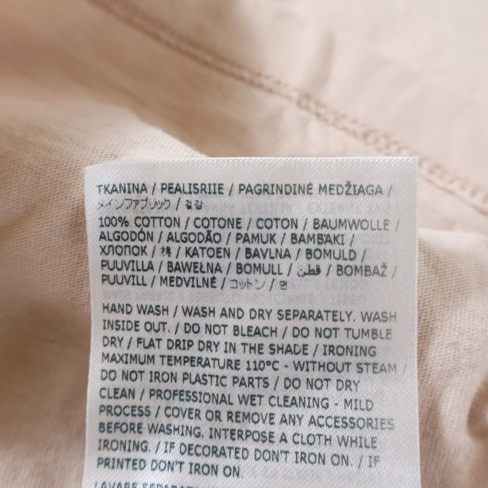 Maison Margiela(メゾンマルジェラ) 反転ロゴ刺繍 クルーネック 半袖Tシャツ カットソー ピンク S51GC0533 S20079 レディース