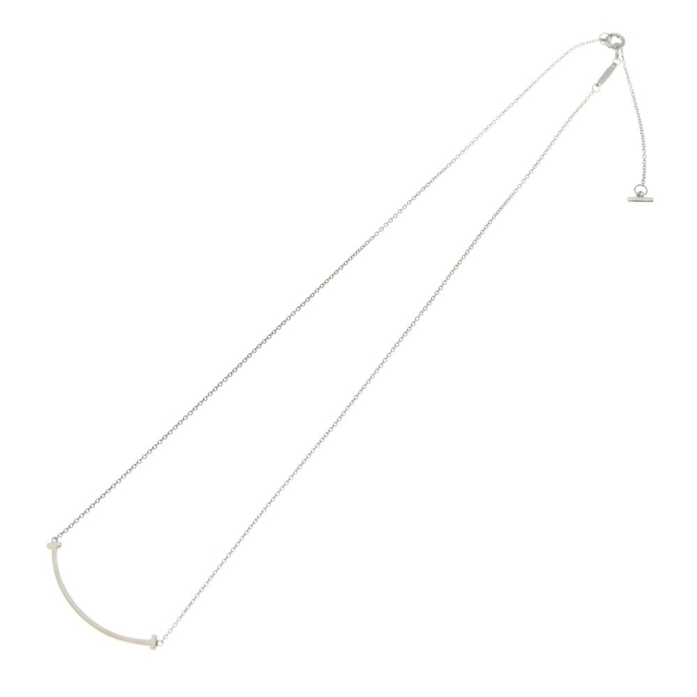 TIFFANY & Co.(ティファニー) Tスマイル ネックレス ペンダント チェーン シルバー Ag925 2.3g