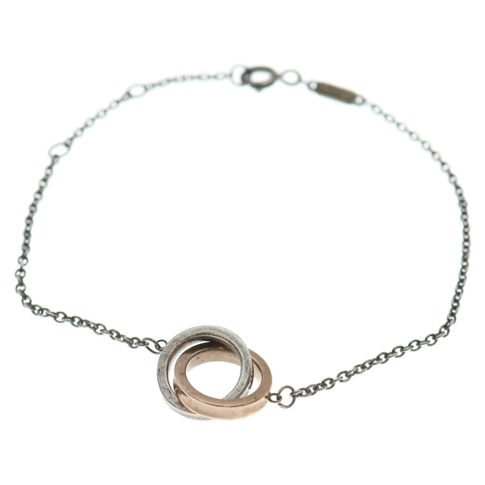 TIFFANY & Co.(ティファニー) 1837 インターロッキング サークル ブレスレット シルバー×メタル 3.2g