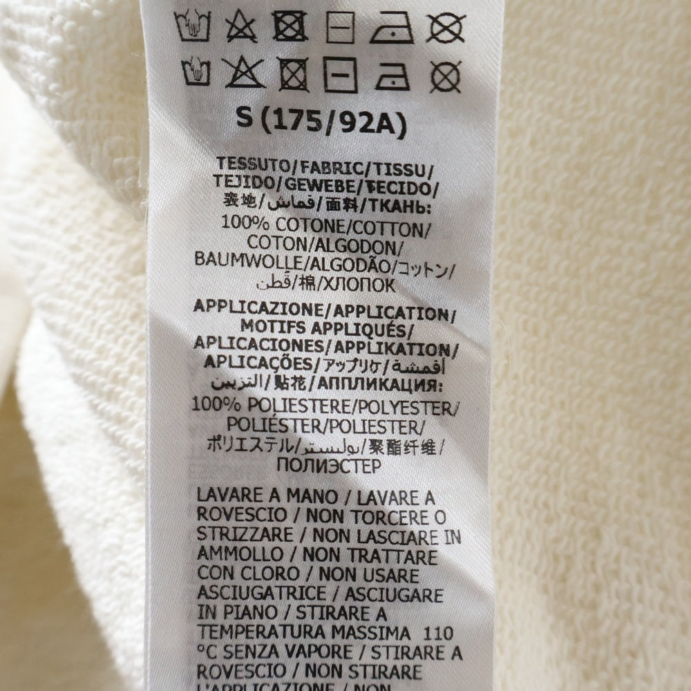 GUCCI(グッチ) ×ドラえもん うしえもん刺繍 インターロッキングG ロゴプリント クルーネック プルオーバースウェット トレーナー アイボリー 626990 レディース