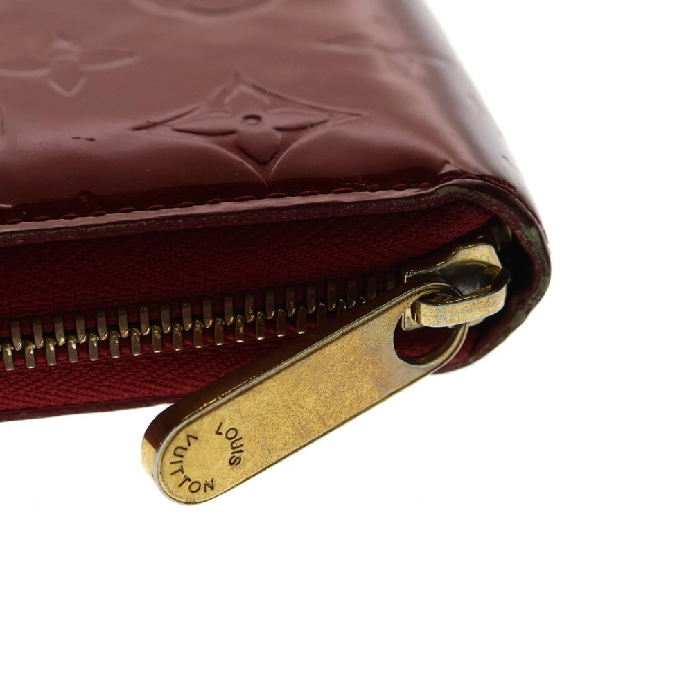 LOUIS VUITTON(ルイヴィトン) ヴェルニ ジッピーウォレット ロングウォレット 長財布 レッド パテント M91981 ゴールド金具 レディース