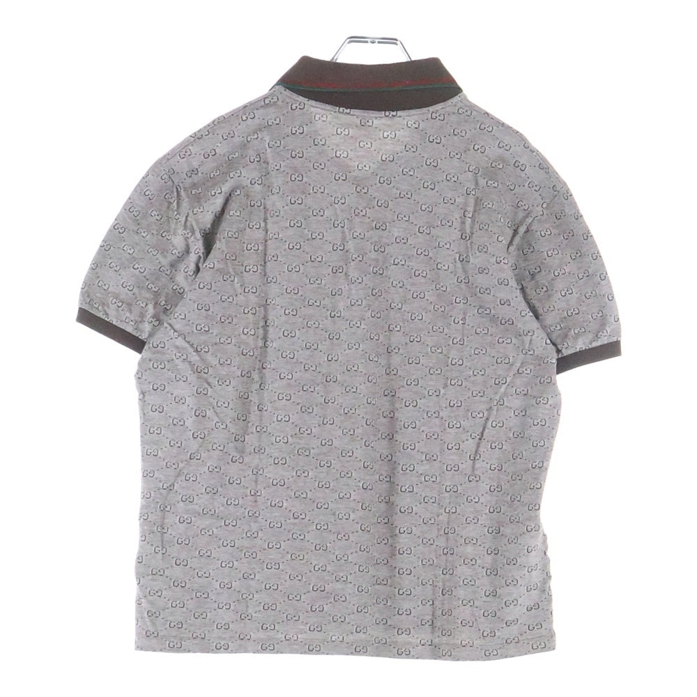 GUCCI(グッチ) GG総柄 コットン 半袖 ポロシャツ ブラウン 251623 レディース