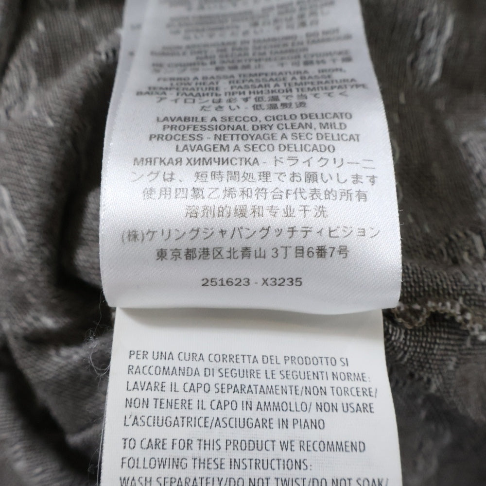 GUCCI(グッチ) GG総柄 コットン 半袖 ポロシャツ ブラウン 251623 レディース