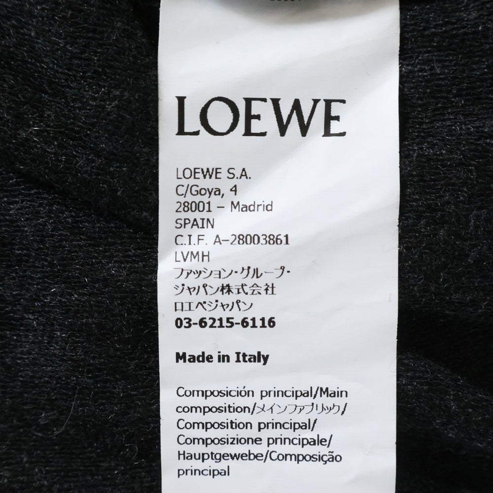 LOEWE(ロエベ) レーヨンニット ノースリーブ タイト ロング ワンピース グレー レディース S359Y09XBN