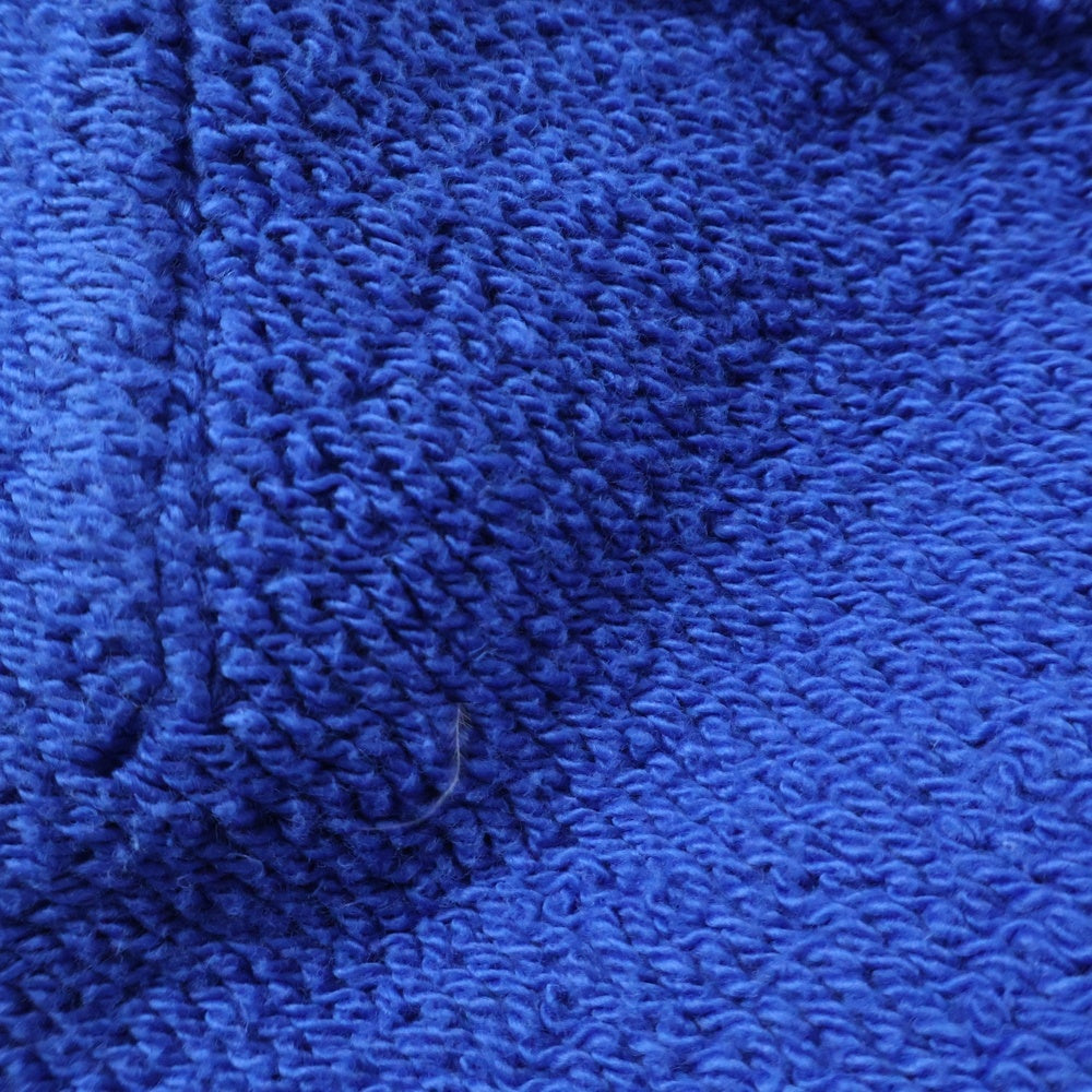 Palm Angels(パームエンジェルス) アイコニック テリーパッチ ロゴプリント プルオーバースウェットパーカー フーディー ブルー PMBB058S22FLE008