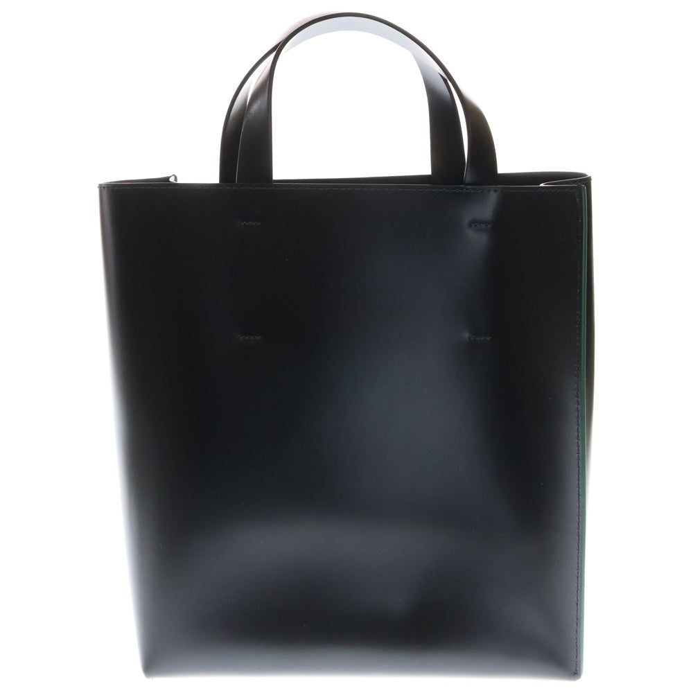 MARNI(マルニ) ミュゼオ トートバッグ 2wayショルダーバッグ ブラックレザー レディース
