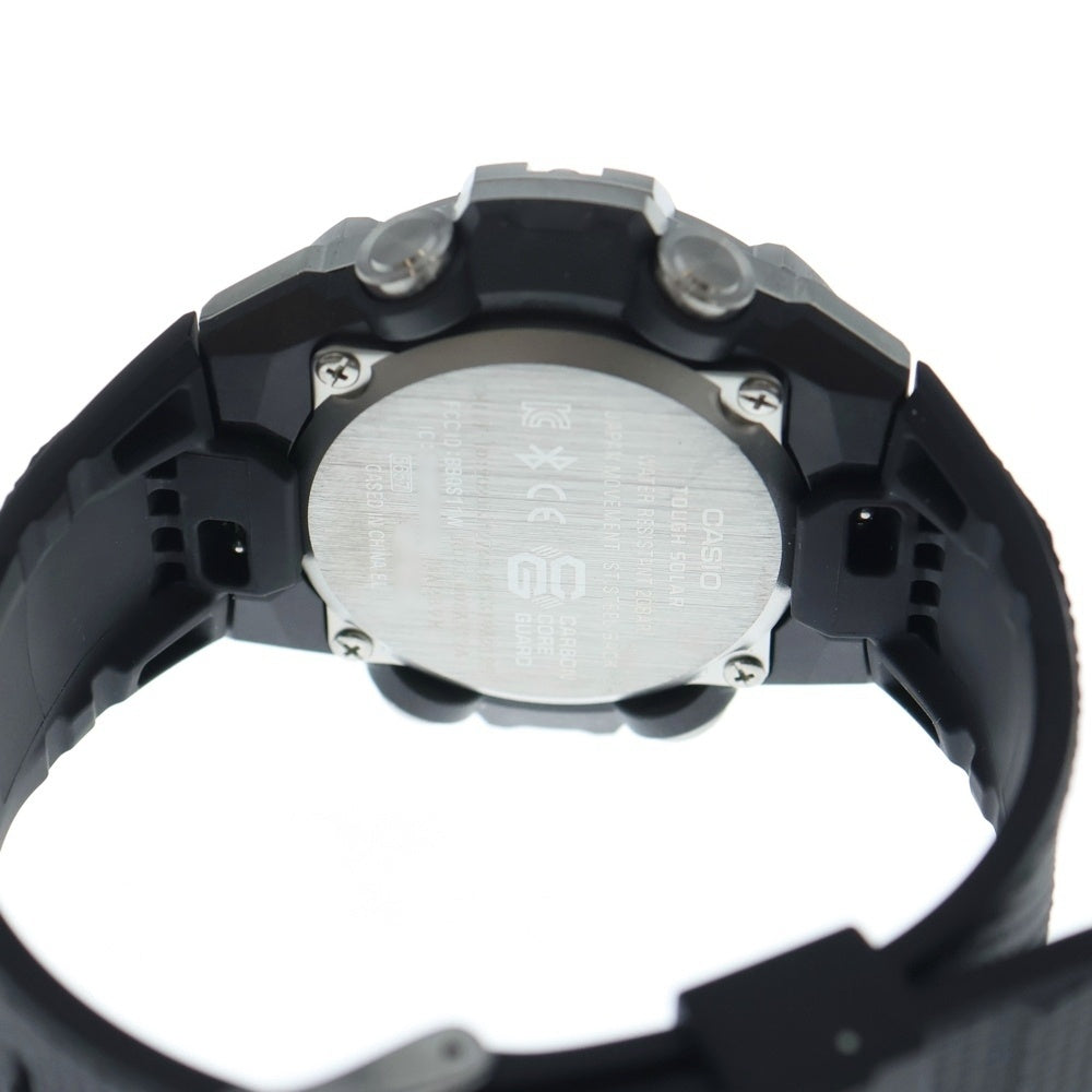 CASIO G-SHOCK(カシオ ジーショック) GST-B400-1AJF G-SHOCK G-STEEL ジーショック 黒文字盤 SS×ラバー/ソーラー 腕時計