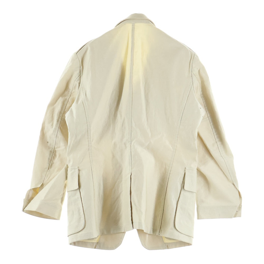 TOM FORD(トムフォード) コットンツイル 3B ハンティング テーラードジャケット アイボリー