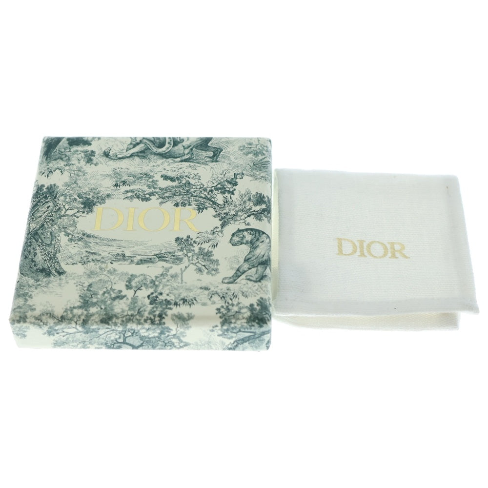 Christian Dior(クリスチャンディオール) トライバルボール ピアス ホワイト×ゴールド GP