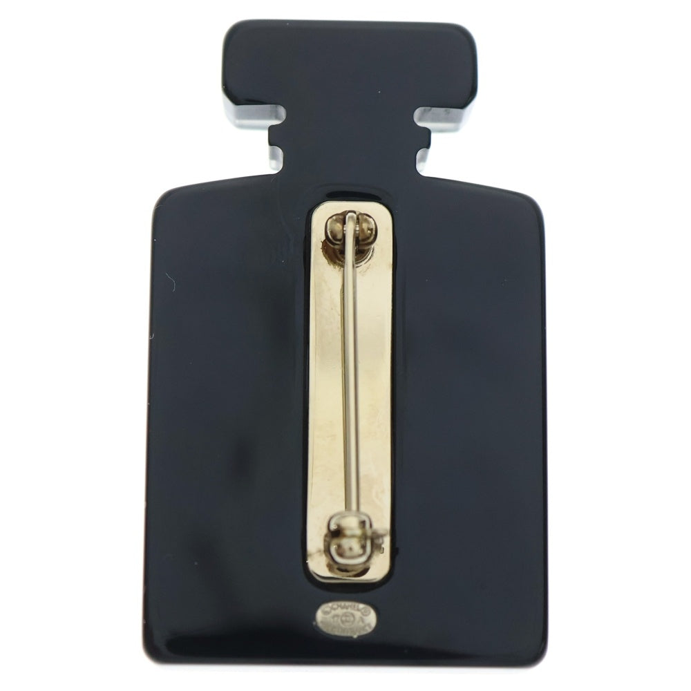 CHANEL(シャネル) ブローチ ブラック×ゴールド GP 17A レディース