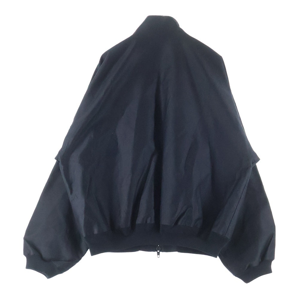 BALENCIAGA(バレンシアガ) 24SS GARDE-ROBE ハリントン ジップアップブルゾン スタンドカラージャケット ブラック 773092 TPP07