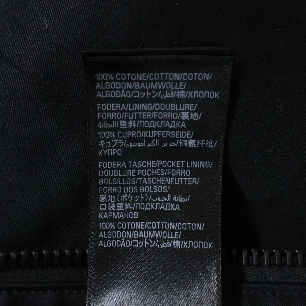 BALENCIAGA(バレンシアガ) 24SS GARDE-ROBE ハリントン ジップアップブルゾン スタンドカラージャケット ブラック 773092 TPP07