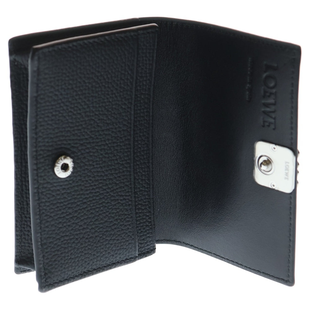 LOEWE(ロエベ) アナグラム カードケース 名刺入れ ブラック レザー