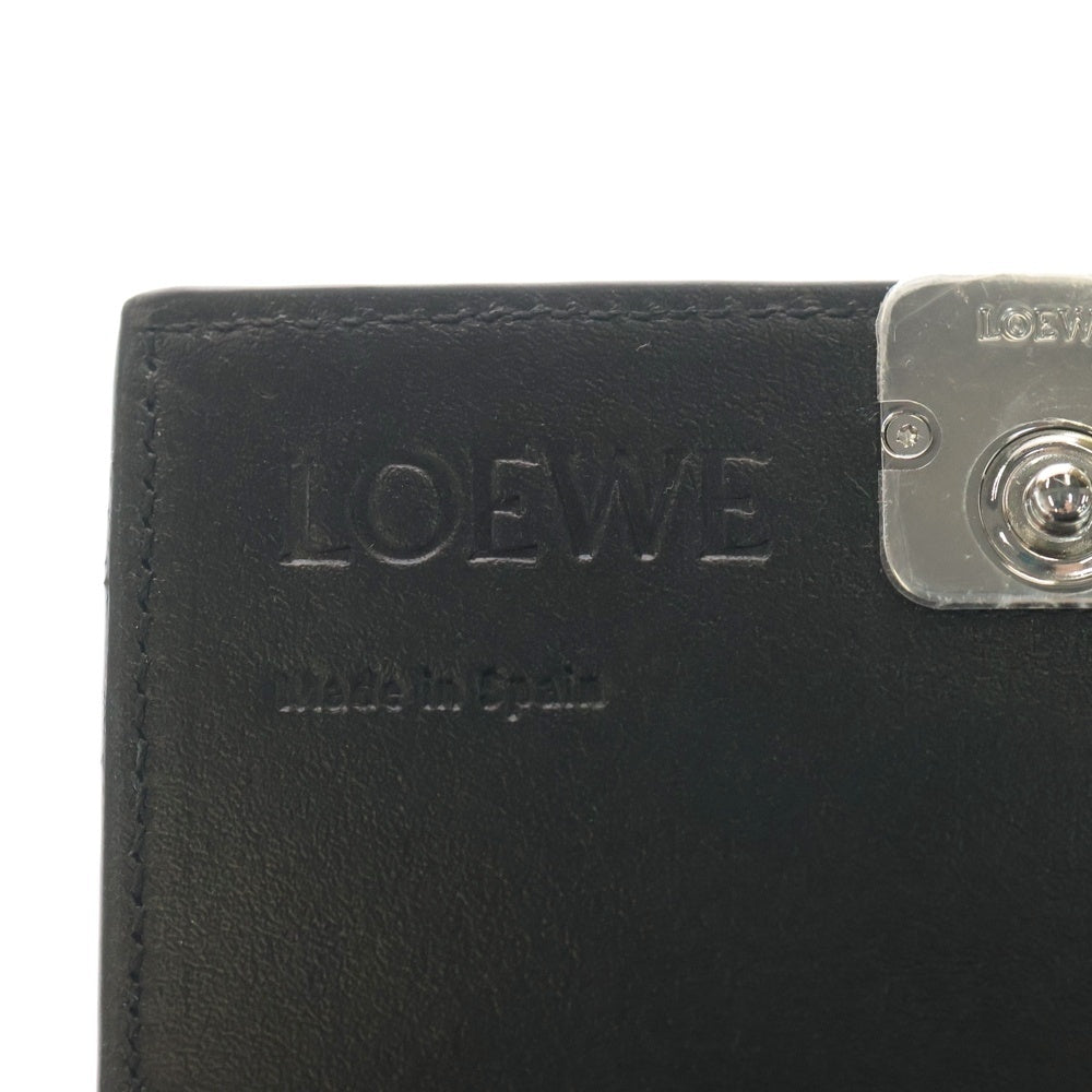 LOEWE(ロエベ) アナグラム カードケース 名刺入れ ブラック レザー