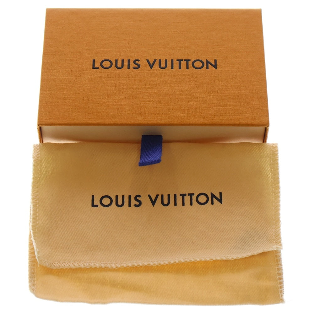 LOUIS VUITTON(ルイヴィトン) ポルトカルト LVチャーム モノグラム アンプラント レザー カードケース ゴールド金具 ブラック M82132