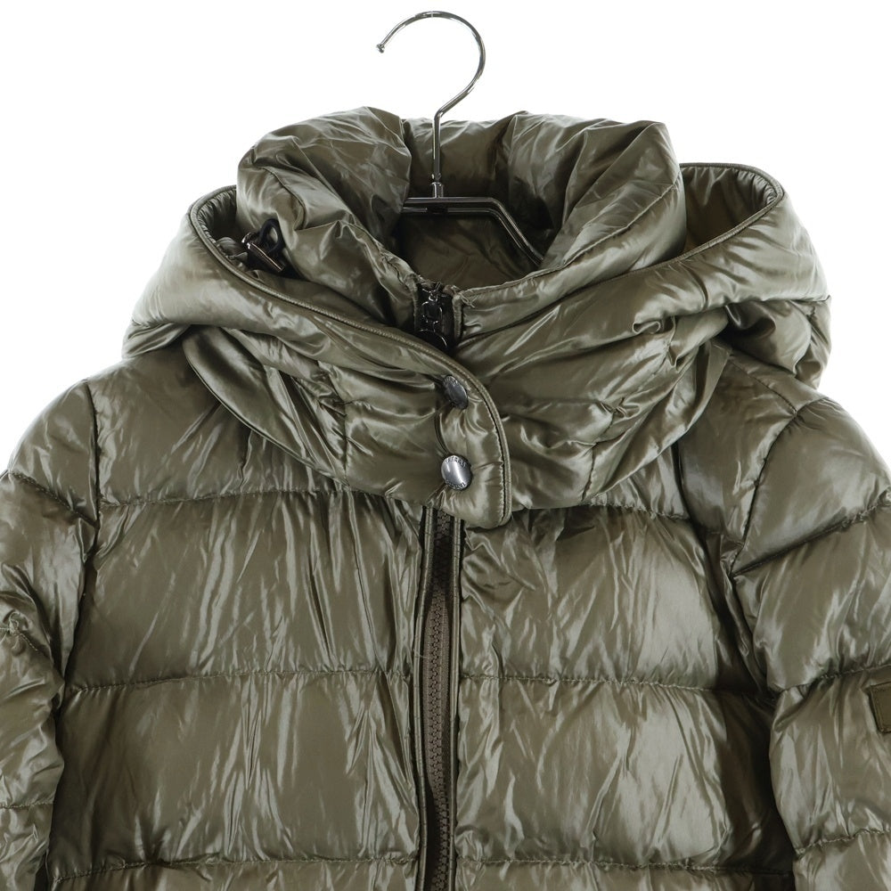 TATRAS(タトラス) BABILA バビラ フーデッド ジップアップ ダウン ロング ジャケット コート カーキ レディース LTA19A4693
