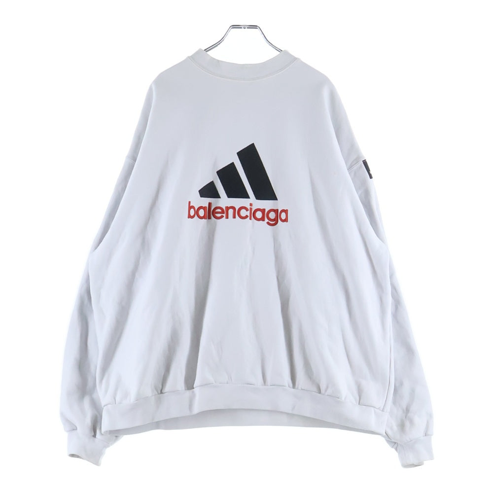 BALENCIAGA(バレンシアガ) 22AW ×adidas アディダス ロゴ刺繍 クルー