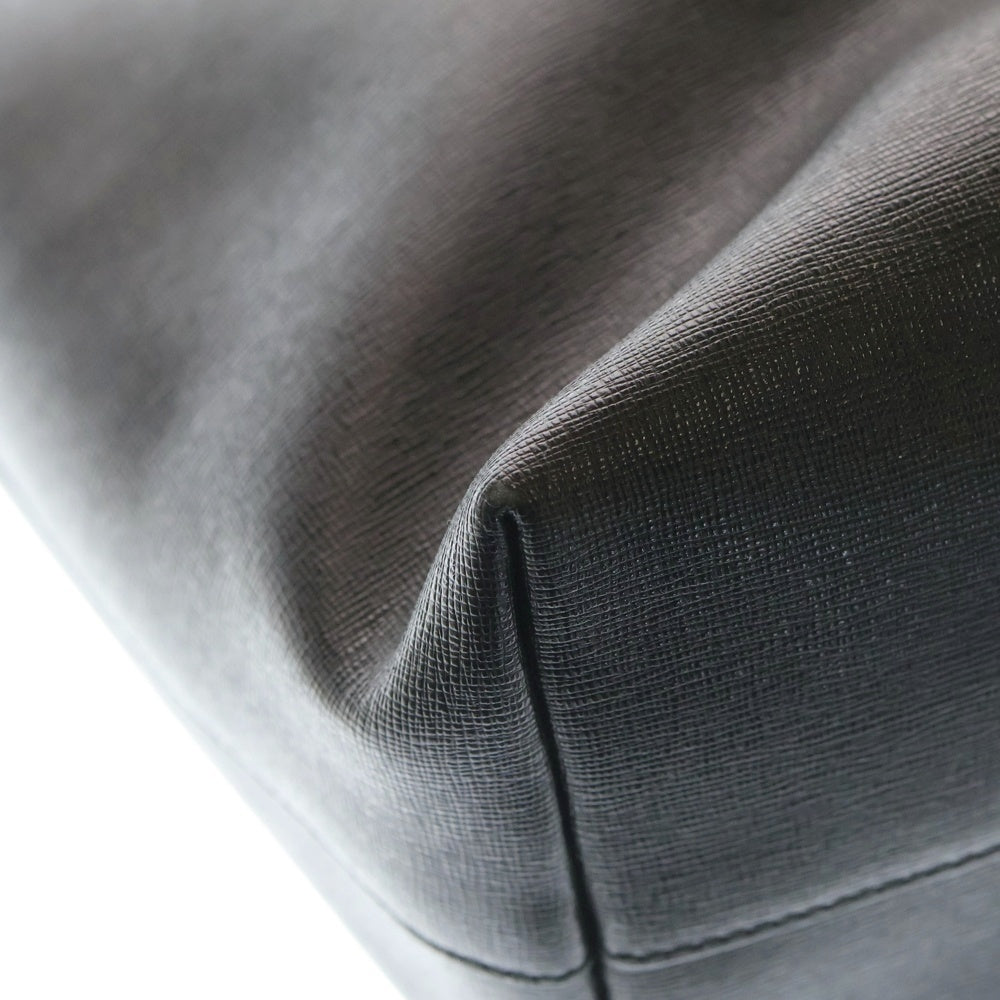 FENDI(フェンディ) フラワーランド トートバッグ ハンドバッグ ブラック×ピンク レザー 8BH185 シルバー金具 レディース