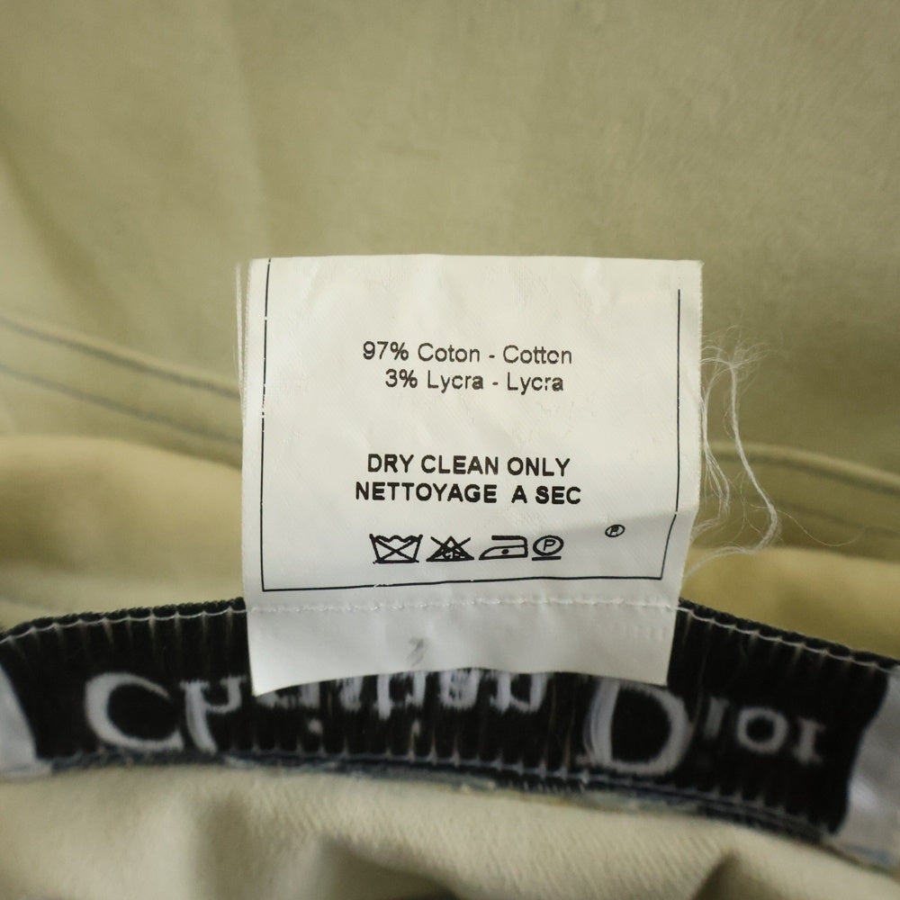 Christian Dior(クリスチャンディオール) × John Galliano ジョンガリアーノ シルクスカーフレイヤード ウォッシュ加工 デニム トラッカージャケット インディゴ レディース 1E12021111