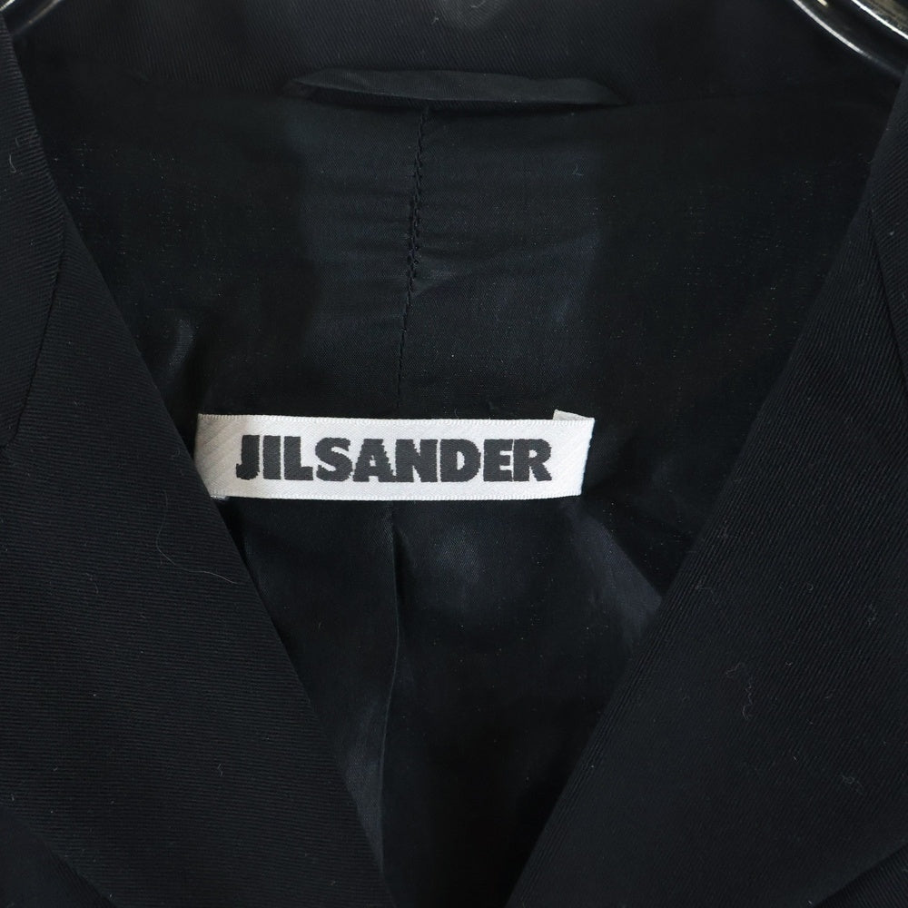 JIL SANDER(ジルサンダー) 4B テーラードジャケット スラックスパンツ セットアップスーツ ブラック レディース
