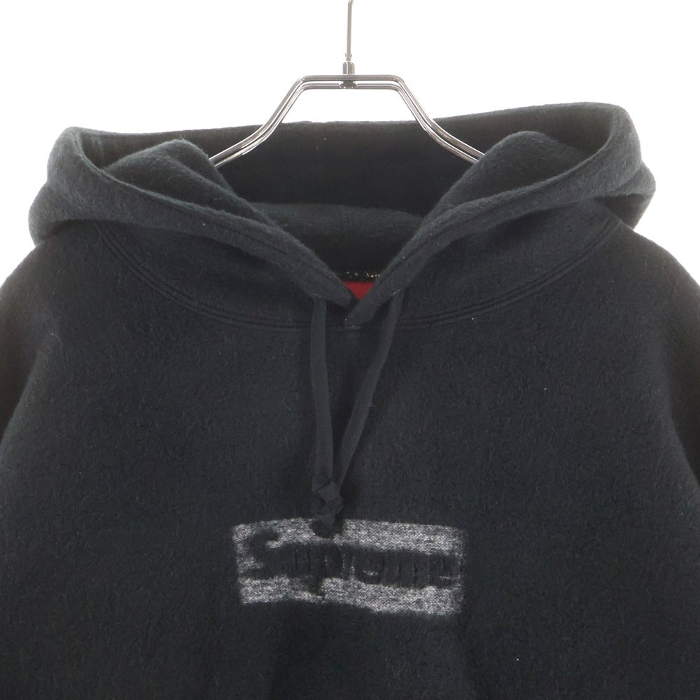 SUPREME(シュプリーム) 23SS Inside Out Box Logo Hooded Sweatshirt インサイドアウト ボックスロゴ ジャガード プルオーバー スウェットパーカー フーディー ブラック