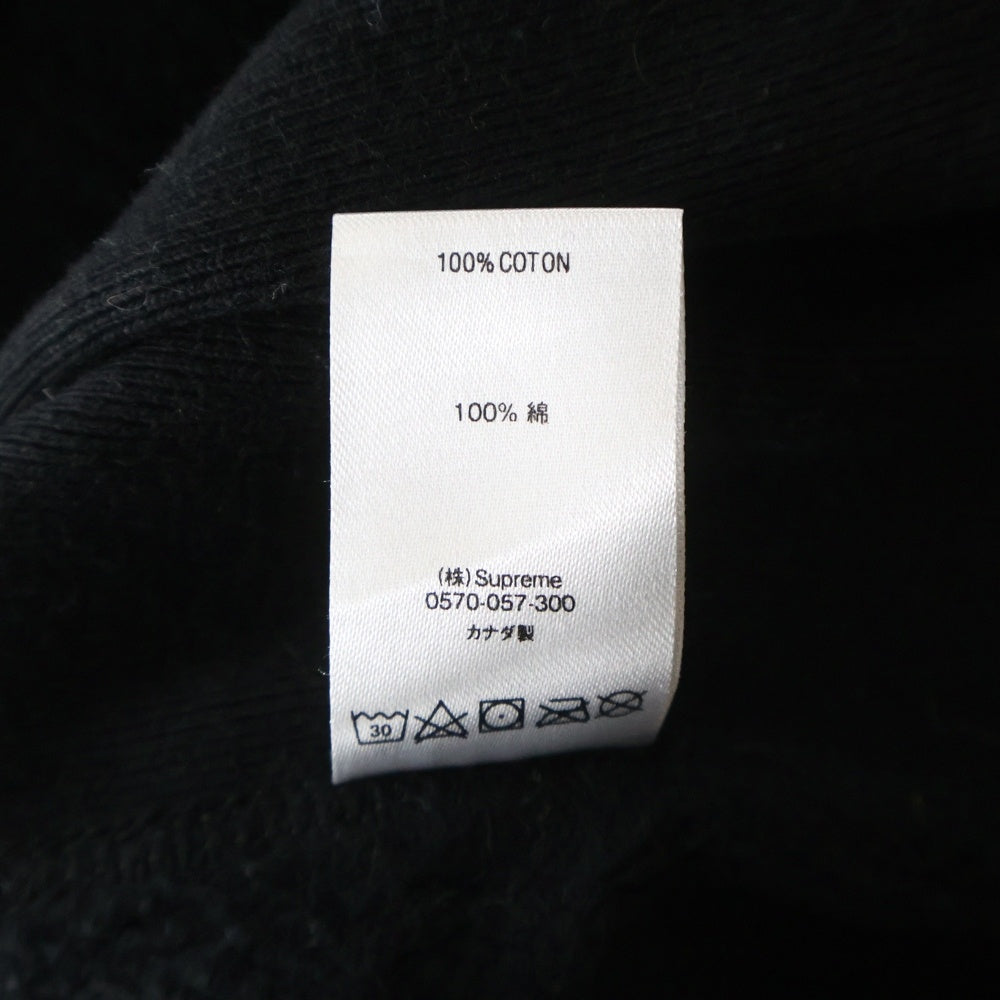 SUPREME(シュプリーム) 18AW Box Logo Crewneck ボックスロゴ刺繍 クルーネック プルオーバー スウェットトレーナー ブラック