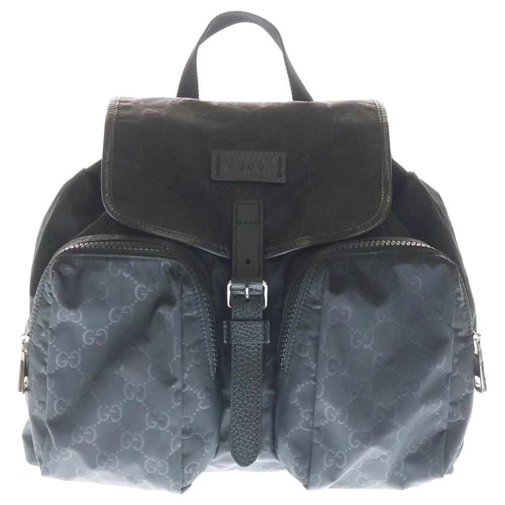 GUCCI(グッチ) GGナイロン バックパック リュック ブラック ナイロン 510343