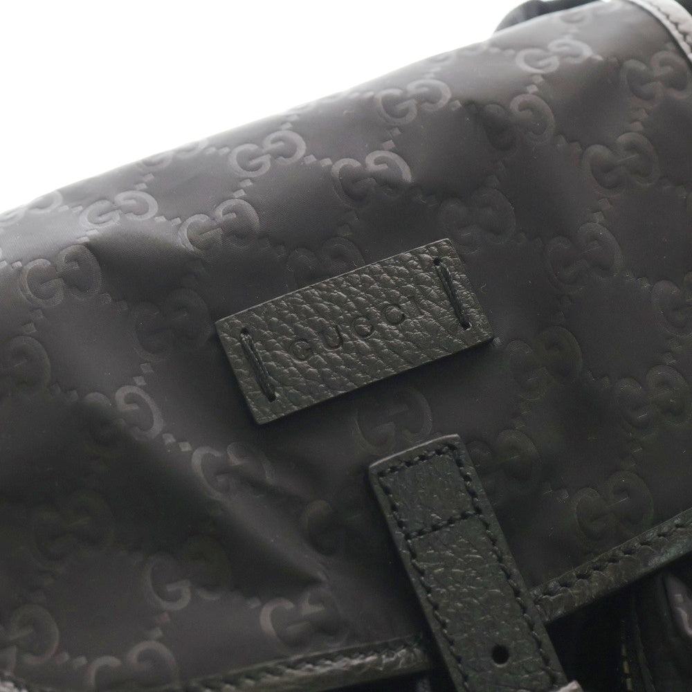 GUCCI(グッチ) GGナイロン バックパック リュック ブラック ナイロン 510343