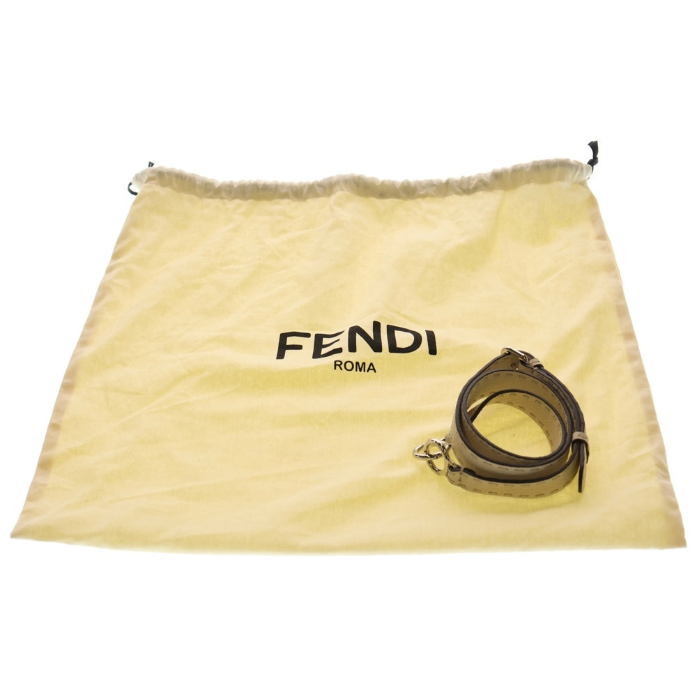 FENDI(フェンディ) ピーカブー セレリア ミディアム アイボリー レザー 8BN290