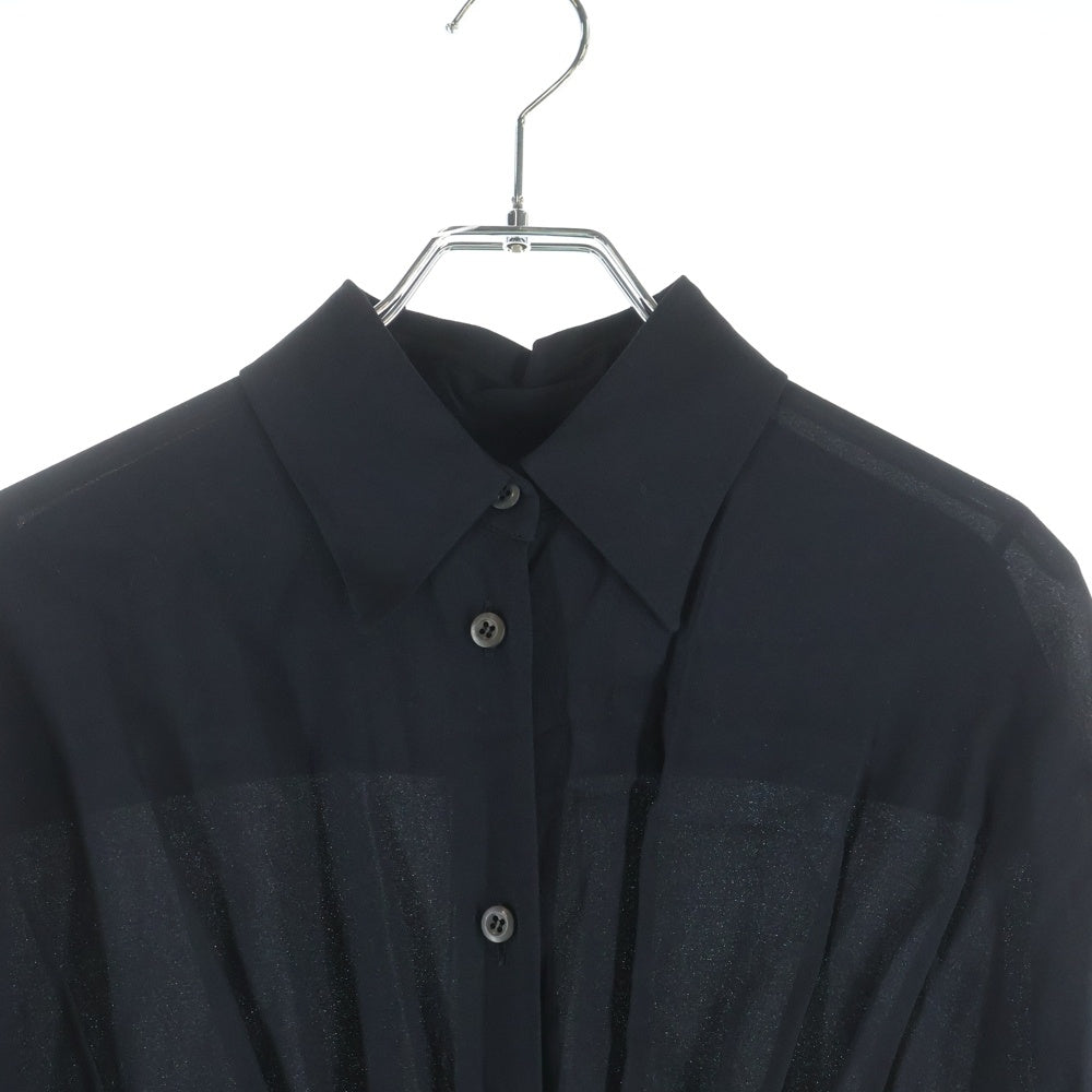 PRADA(プラダ) Sable dress サブレドレス キャミソール付ロングワンピース ブラック P3J03 レディース