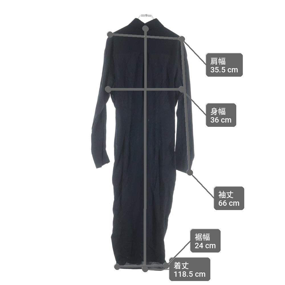 PRADA(プラダ) Sable dress サブレドレス キャミソール付ロングワンピース ブラック P3J03 レディース