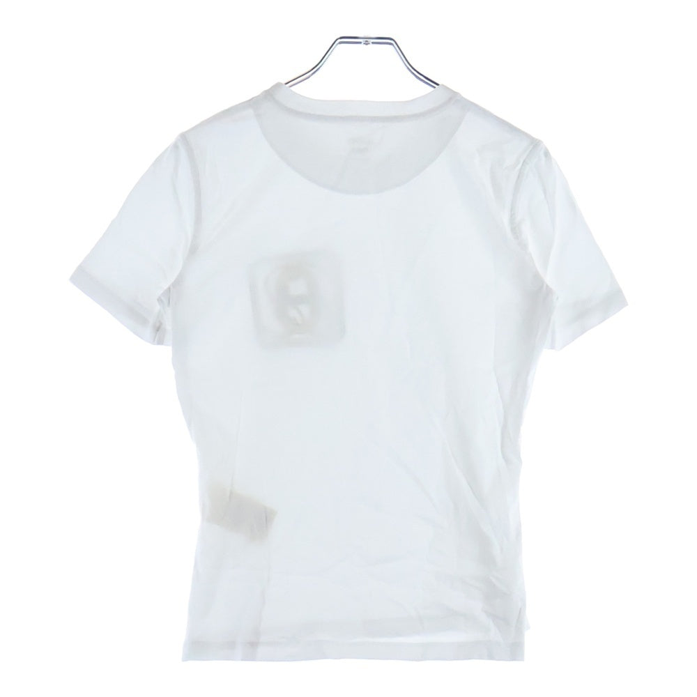 HERMES(エルメス) カノエ プリント マイクロ Tシャツ 白 コットン 3E4625DL