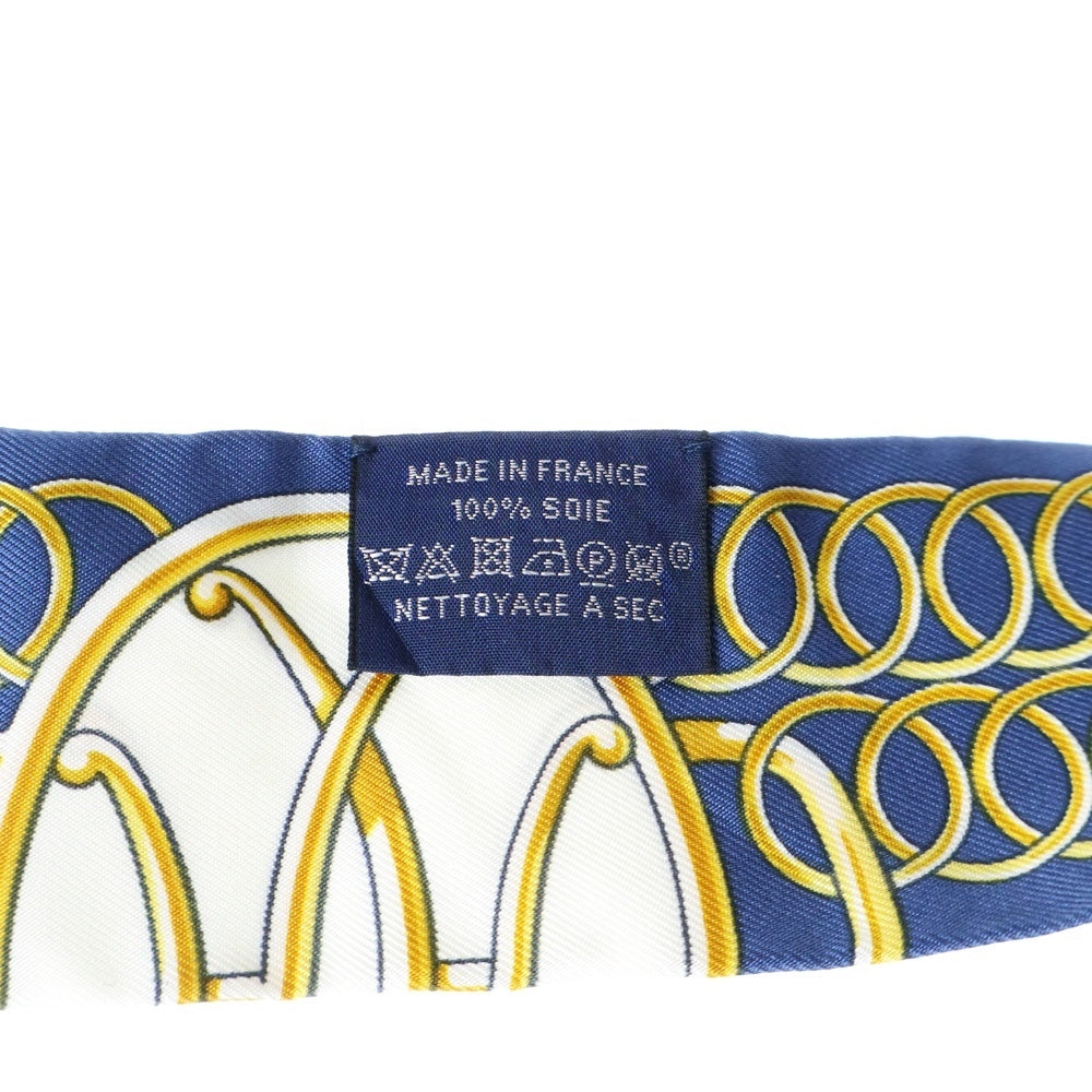 HERMES(エルメス) ツイリー シルクスカーフ Lift Profile ブルー レディース