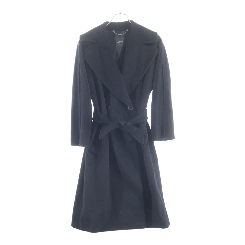 Weekend Max Mara(ウィークエンド マックスマーラ) ウール チェスター ロングコート ブラック レディース