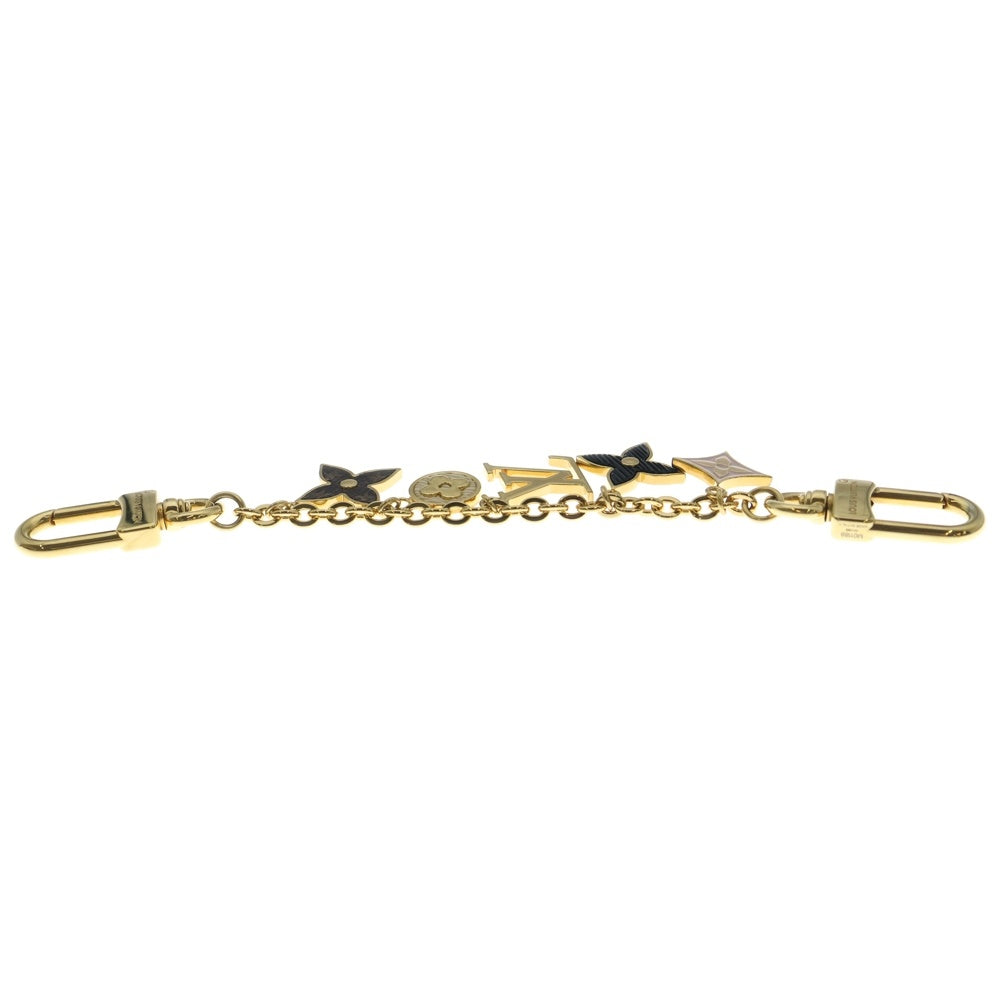 LOUIS VUITTON(ルイヴィトン) バッグチャーム・チェーン ティーン スプリング ストリート ゴールド×ブラウン×ピンク M01188 レディース
