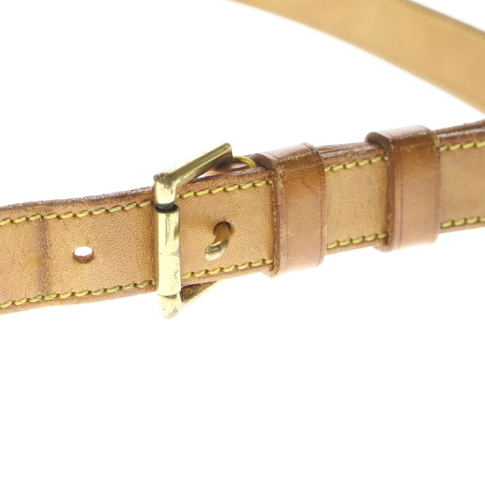 LOUIS VUITTON(ルイヴィトン) モノグラム ミュゼットサルサ ショルダーバッグ ブラウン レザー×PVC M51258 ゴールド金具 レディース