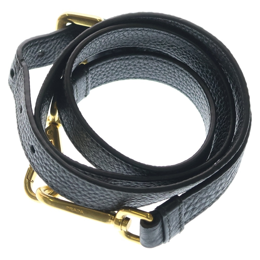 PRADA(プラダ) ヴィッテロダイノ 2wayハンドバッグ ハンドバッグ トートバッグ ショルダーバッグ ブラック レザー ゴールド金具 レディース