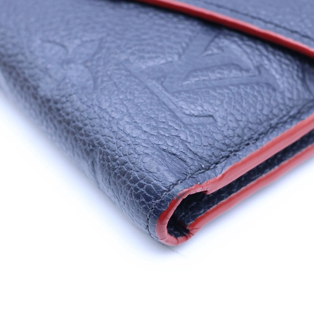 LOUIS VUITTON(ルイヴィトン) モノグラムアンプラント ポルトフォイユヴィクトリーヌ マリーヌルージュ レザー M64577 ウォレット 財布 レディース