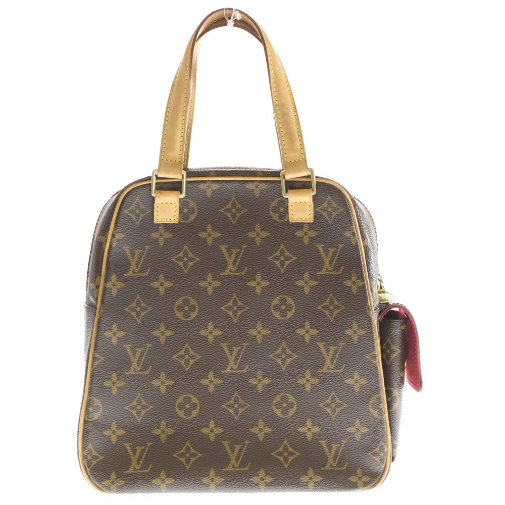 LOUIS VUITTON(ルイヴィトン) モノグラム エクサントリシテ ハンドバッグ ブラウン レザー×PVC M51161 ゴールド金具 レディース