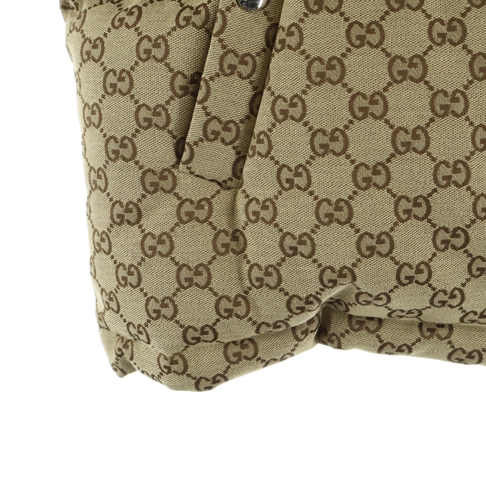 GUCCI(グッチ) GGキャンバス ダウンベスト ブラック/ベージュ 774910