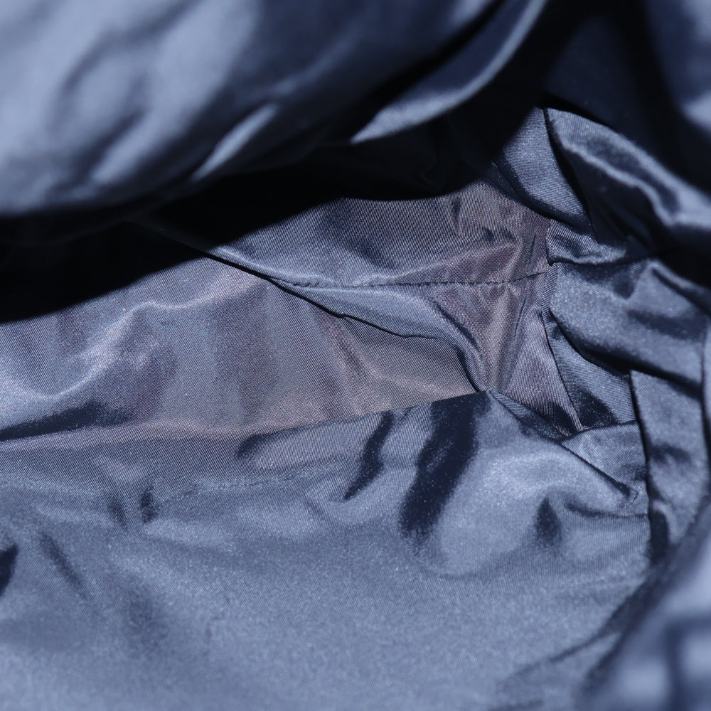 GUCCI(グッチ) シェリーライン リュックサック バックパック ブラック ナイロン×レザー 619749 シルバー金具 レディース