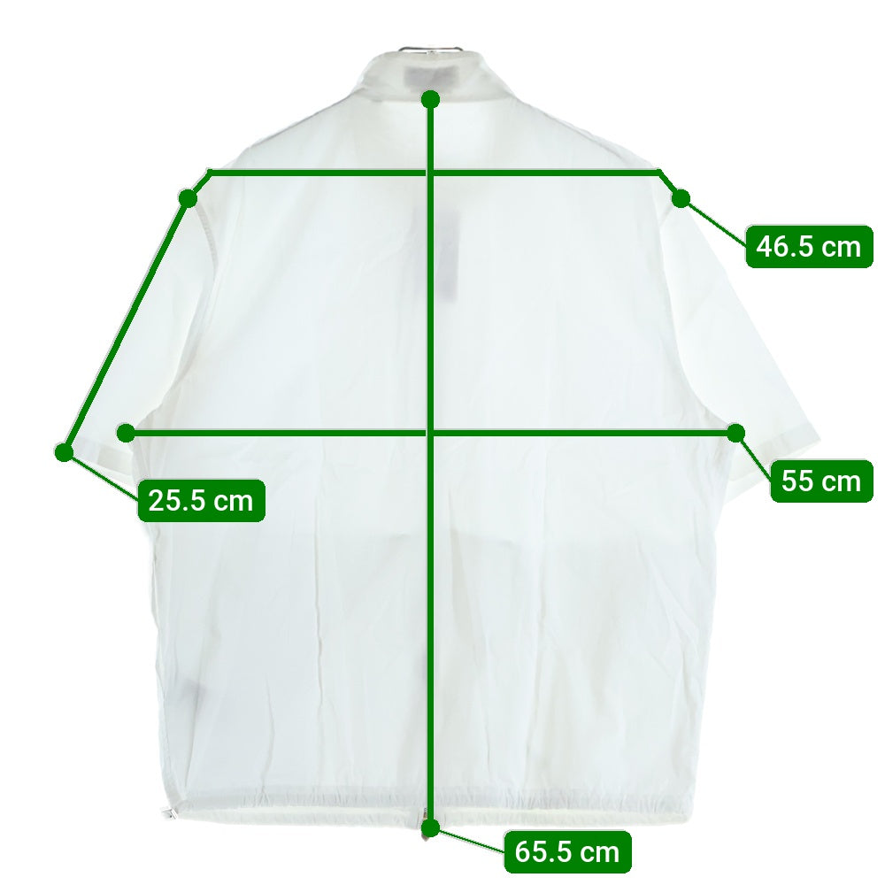 HERMES(エルメス) 半袖ジップシャツ ホワイト レディース