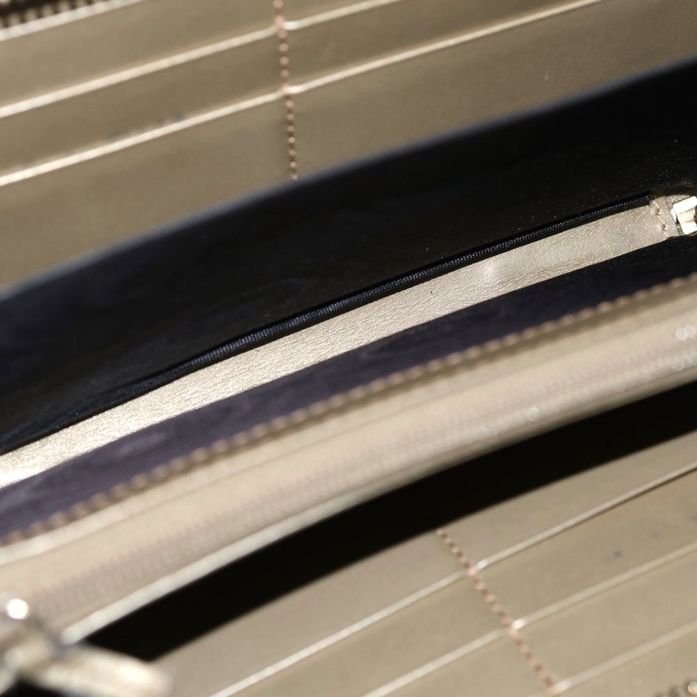 GUCCI(グッチ) グッチシマ ラウンドファスナー長財布 ベージュ レザー 388680 レディース