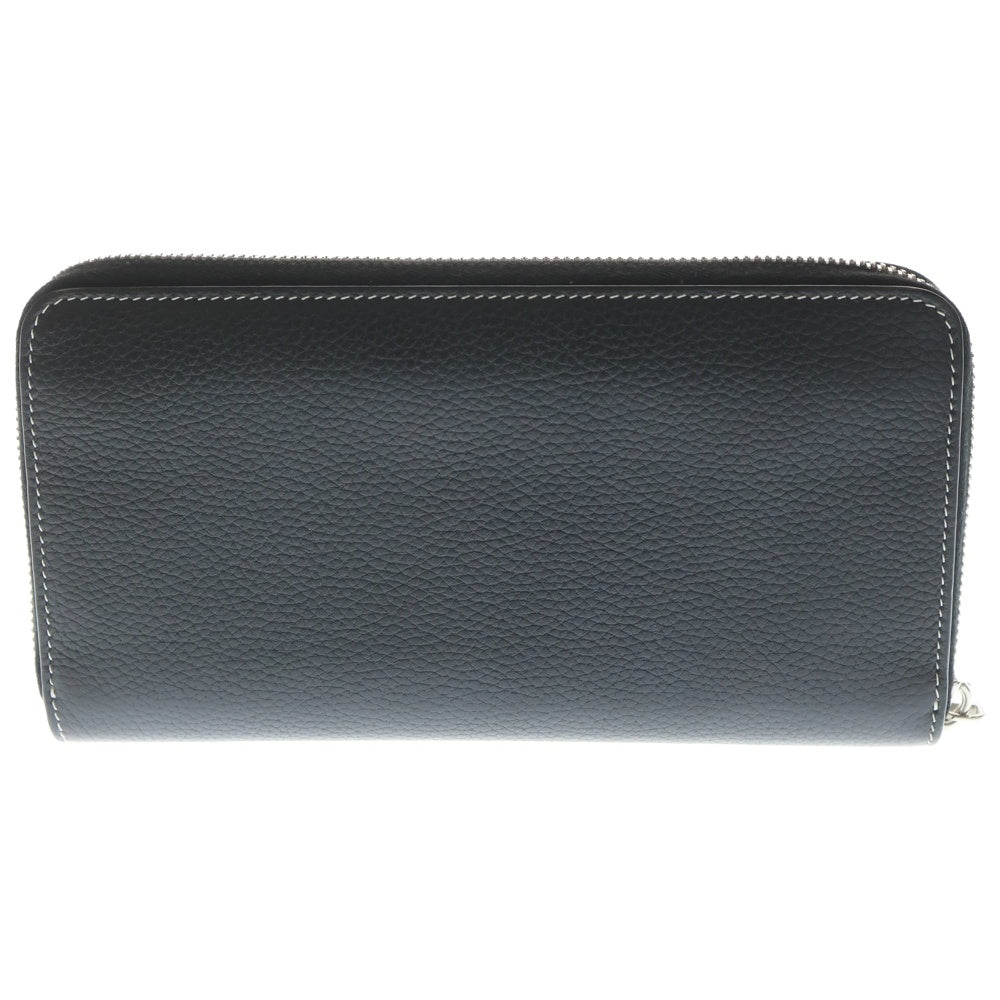 DIOR(ディオール) サドル ロングジップ ラウンドファスナー 長財布 ブラック レザー