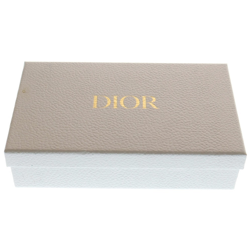 DIOR(ディオール) サドル ロングジップ ラウンドファスナー 長財布 ブラック レザー