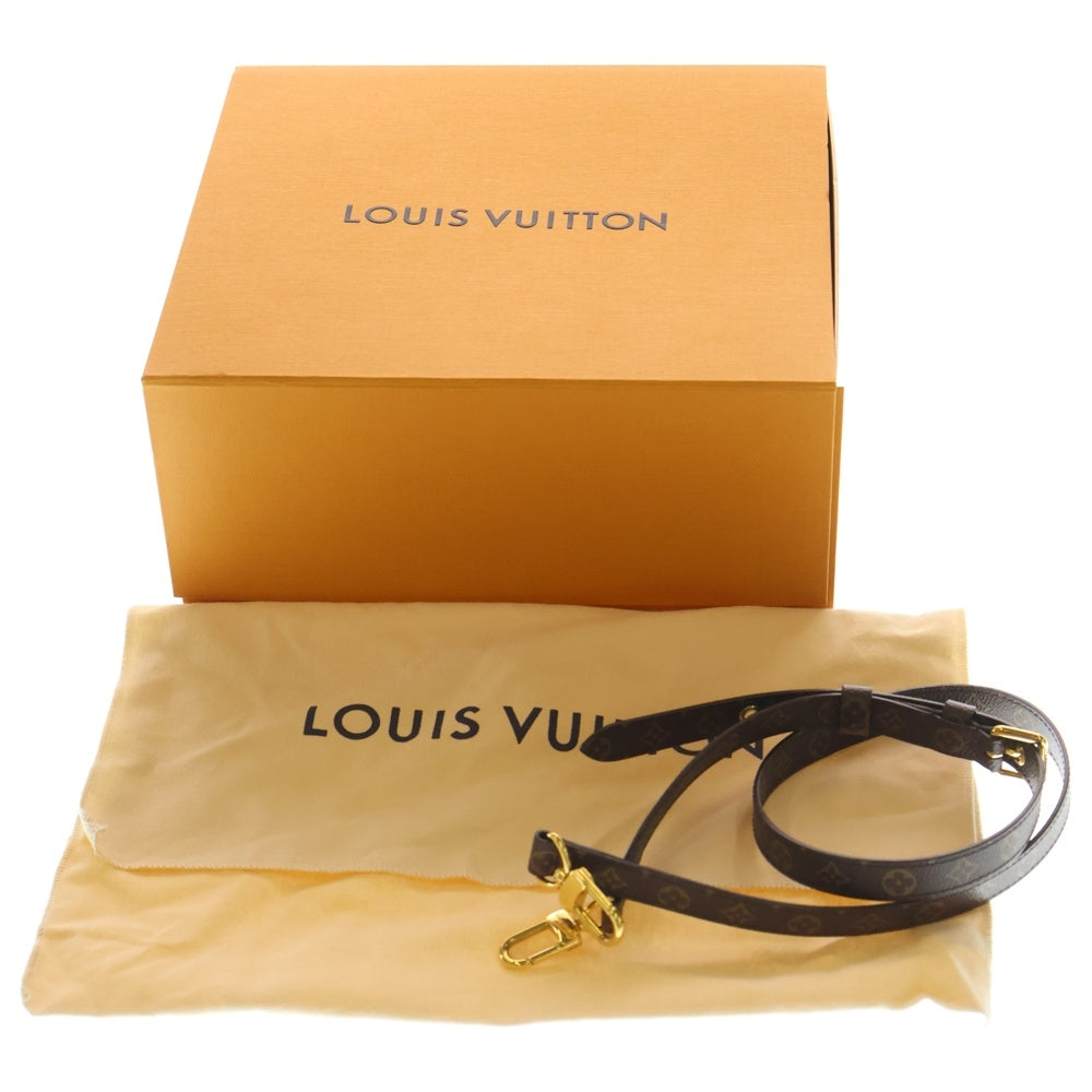 LOUIS VUITTON(ルイヴィトン) サックプラBB モノグラム PVC レザー 2WAY ハンド ショルダー バッグ ゴールド金具 ブラウン M45847 レディース