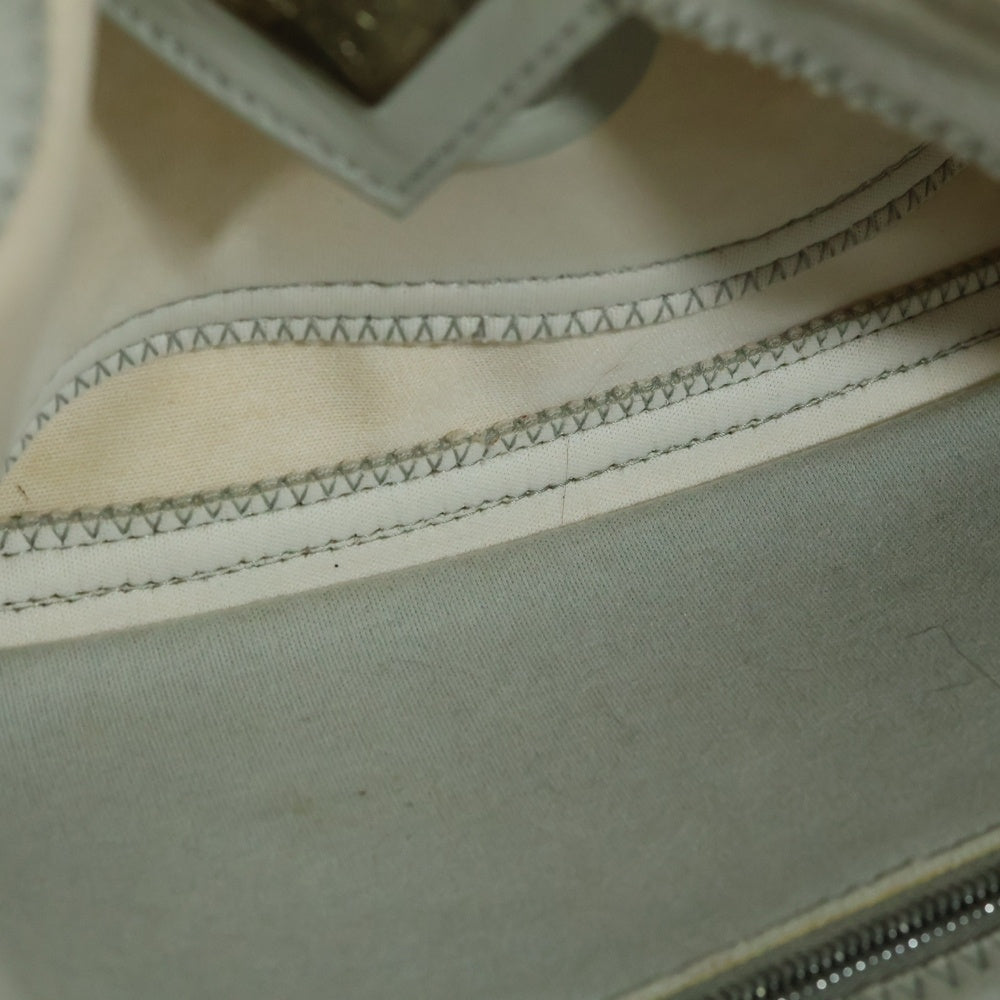 FENDI(フェンディ) マンマバケット 2WAYバッグ ショルダーバッグ ハンドバッグ コットン ベージュ×ピンク 26424 シルバー金具