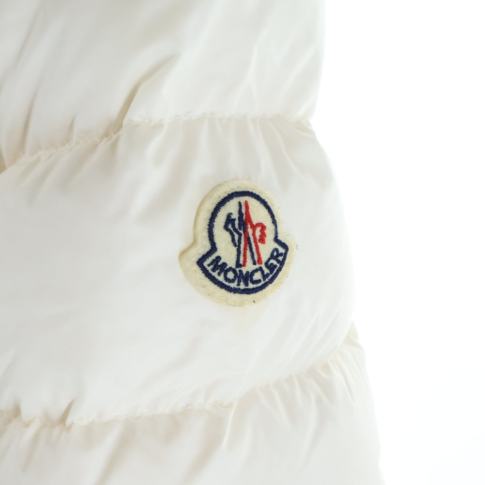 MONCLER(モンクレール) 23AW HIRMA ナイロン フーデッド ダウンジャケット ロングコート ホワイト I20931C00022 レディース