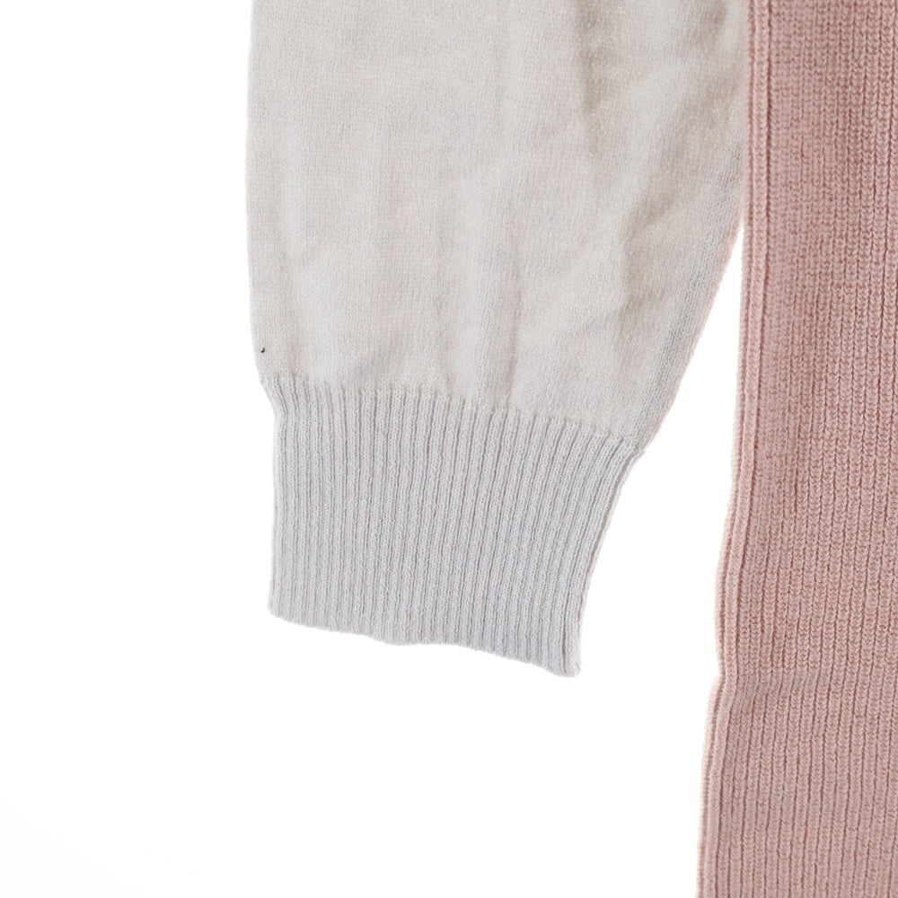 DIESEL(ディーゼル) Vネック長袖ニット ピンク ウール HK000093 レディース